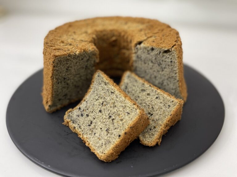 Black Sesame Cake Recipe