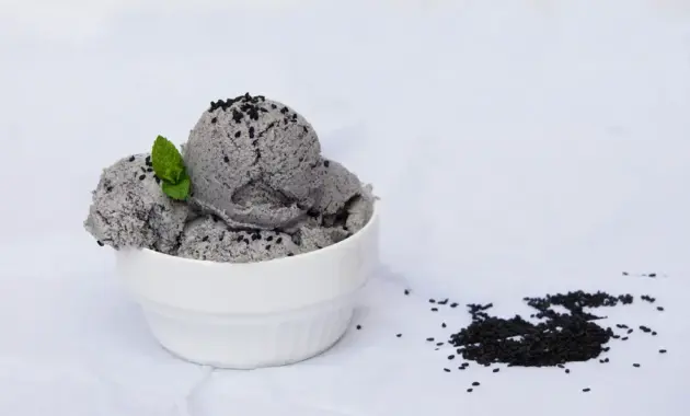 Black Sesame Ice Cream Recipe The 32nd Flavor! Alien Recipes