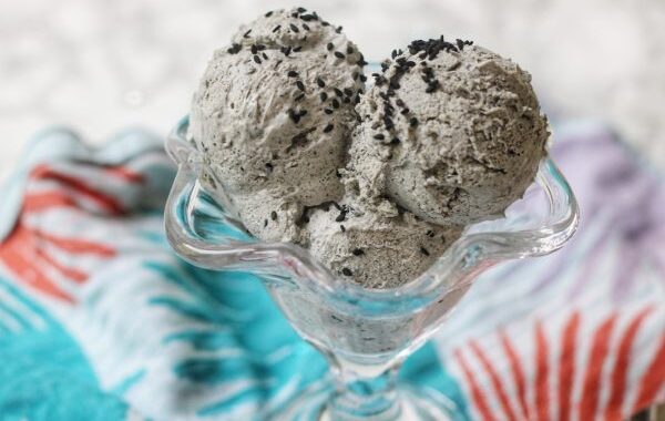 Black Sesame Ice Cream Recipe AllSpice Blog