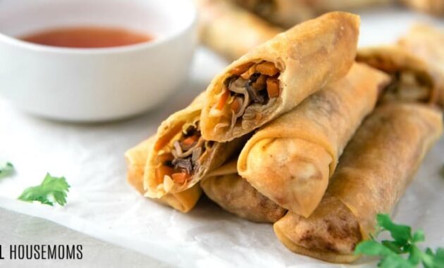 Crispy Spring Rolls ⋆ Real Housemoms
