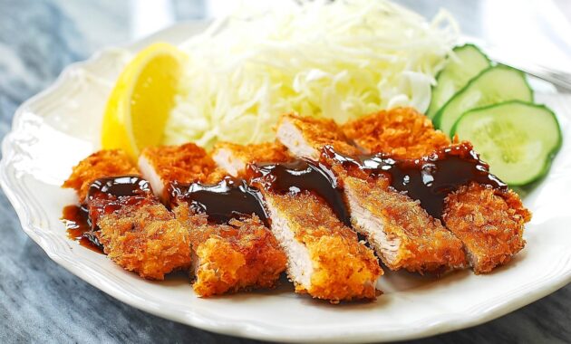 Easy Tonkatsu (Donkkaseu) Recipe Made with Pork Loin Chops