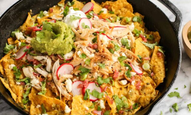 Easy Skillet Chicken Chilaquiles l A Farmgirl's Dabbles