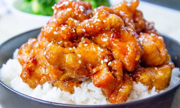Easy General Tso's Chicken Recipe [+VIDEO] Dinner Then Dessert