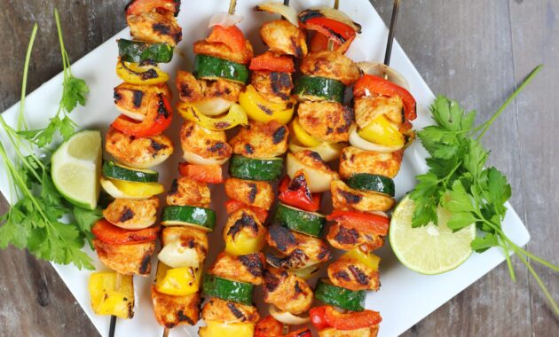 Chicken Kabobs With Vegetables at Scott Drain blog