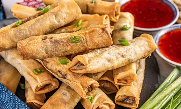 Perfectly Crispy Spring Rolls