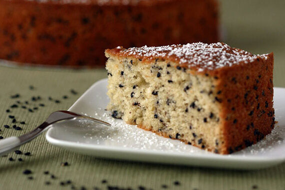 Black Sesame Cake Recipe
