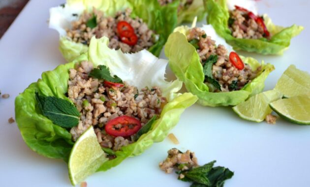 Thai Larb Salad Lemony Thyme