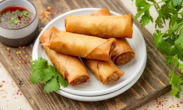 Crispy Air Fryer Spring Rolls Recipe Upstate Ramblings