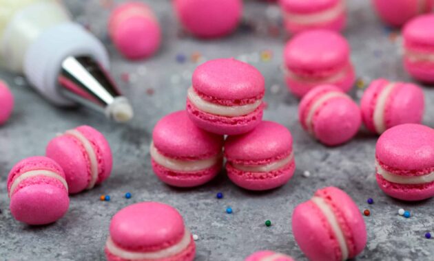 Salted Caramel Macarons Detailed Recipe & Step by Step Tutorial