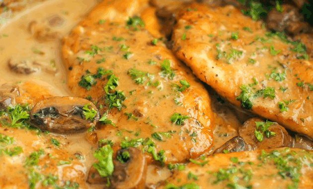 Chicken Marsala Recipe (Olive Garden Copycat)