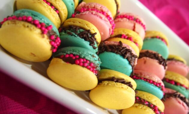 Colorful Macarons Wallpaper, High Definition, High Quality, Widescreen