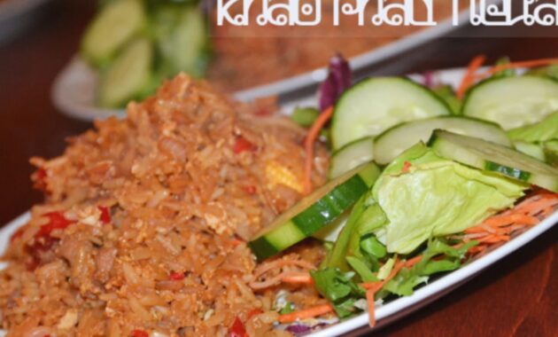 Khao Phad neua recette Khao Phad neua