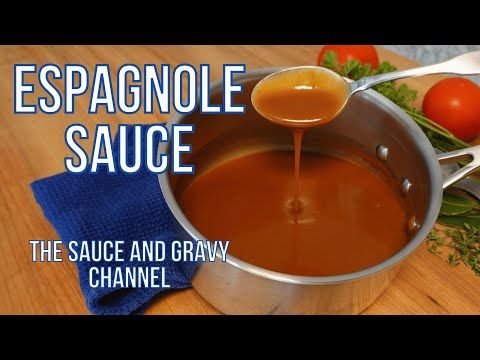 2 ways to make an Espagnole Sauce to add flavor to your sauces