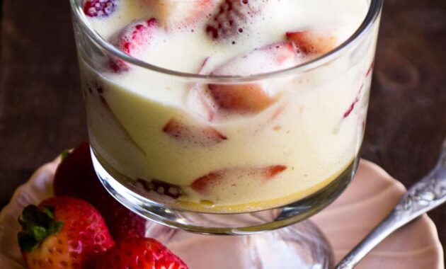 Zabaglione with Strawberries Recipe Recipe Strawberry recipes