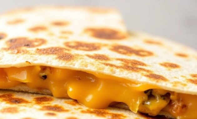 Cheesy Quesadilla A Quick and Easy Recipe Plate to table