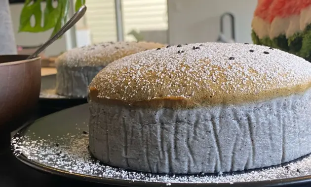 Black Sesame Cake Recipe