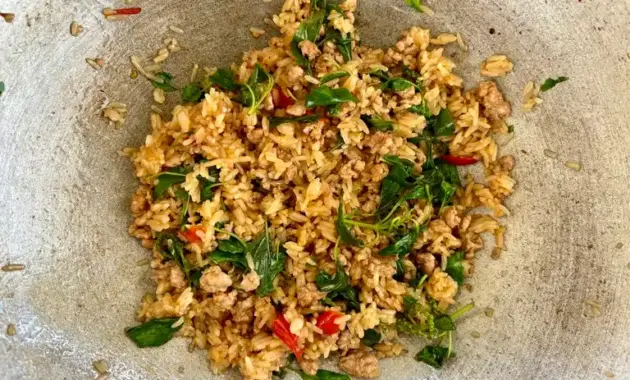 Easy Khao Pad Krapow Recipe (Thai Basil Fried Rice)