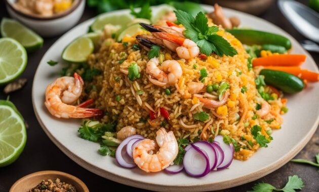 Recette facile du Khao Pad, le riz frit thaïlandais