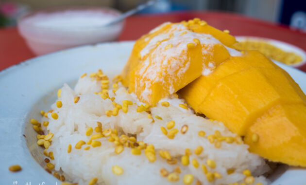 Thai Mango Sticky Rice Recipe Authentic Thai Street Food Style!