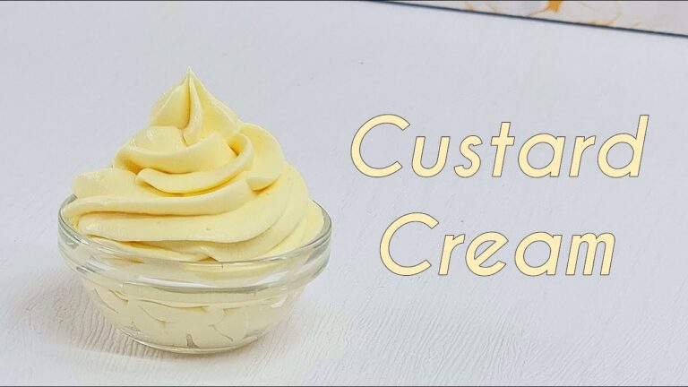 Silky Smooth Perfection: The Ultimate Homemade Custard Cream Recipe