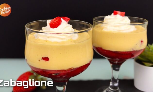 Delicious Italian Dessert Zabaglione Recipe Without Alcohol YouTube
