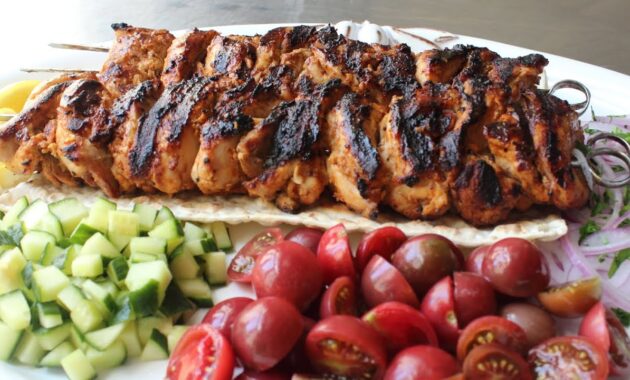 Turkish Chicken Kebabs Easy Grilled Chicken Kebab Recipe YouTube
