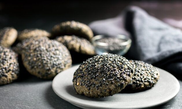 Black Sesame Cookies today's nest