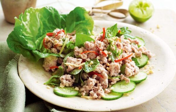 Thai larb salad Larb Salad recipe How to make thai larb recipe