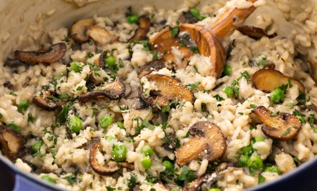 Easy Mushroom Risotto Recipe How to Make Creamy Mushroom Risotto