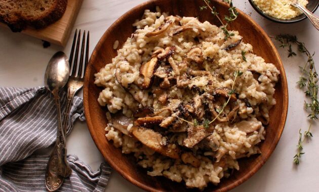 Wild Mushroom Risotto Recipe Easy Italian Dinners