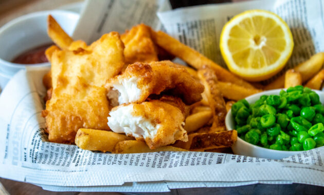 Authentic Fish and Chips Sizzlefish