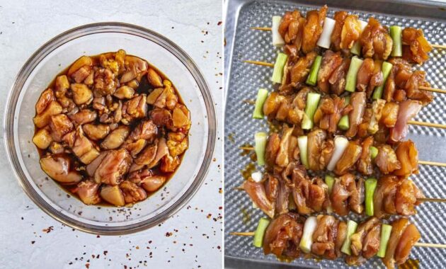 Yakitori Recipe (Japanese Grilled Chicken Skewers) Chili Pepper Madness