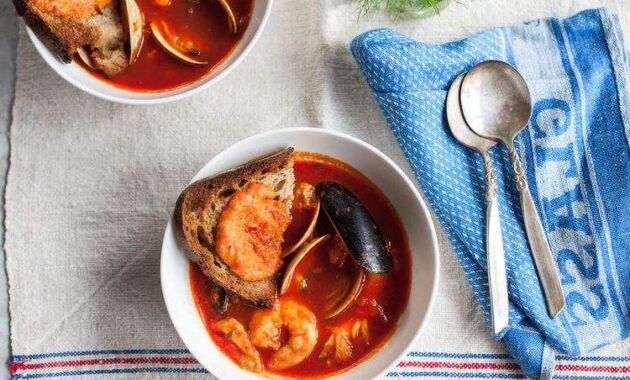 Bouillabaisse Recipe How to Prepare the Famous French Fish Soup?