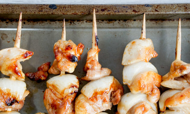 Easy Yakitori Recipe (Japanese Grilled Chicken Skewers) Mochi Mommy