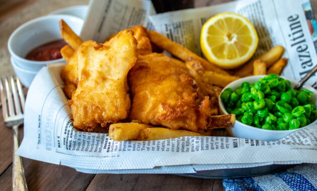 Authentic Fish and Chips Sizzlefish