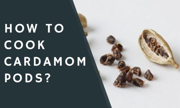 How To Cook Cardamom Pods? CondimentBucket