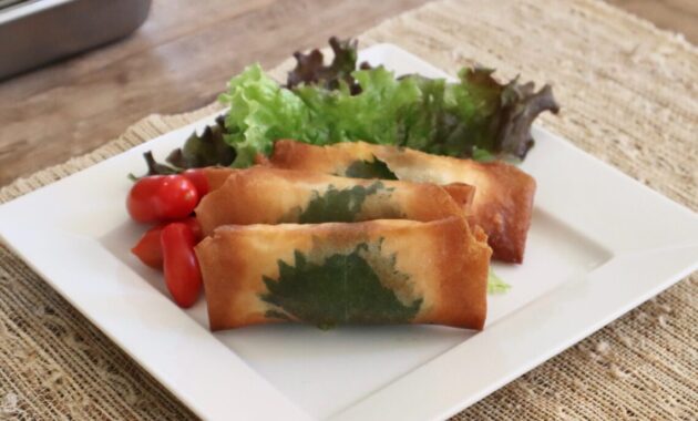 Chicken and Cheese Harumaki (egg roll) Recipe Japanese Cooking 101