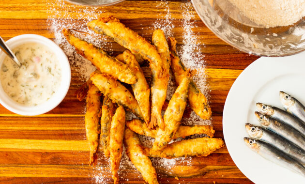Fried whitebait The Nosey Chef