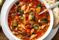 Hearty and Healthy Italian Minestrone: A Simple Recipe for Vegetable Soup Perfection