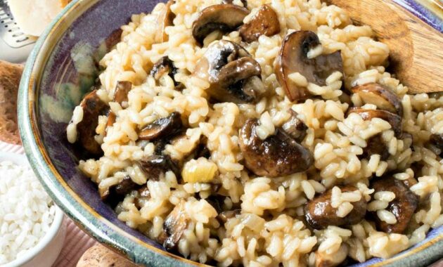 Mushroom Risotto A Family Feast