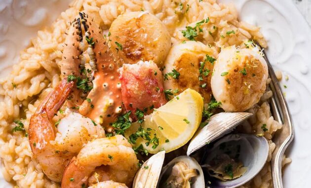 Seafood Risotto Recipe Kitchen Confidante®