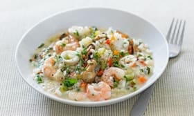 Shellfish Risotto Recipe TheRecipe.Website Rich and Creamy