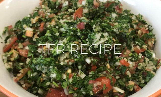 Fresh and healthy Tabbouleh recipe • Personal Trainer London Bridge