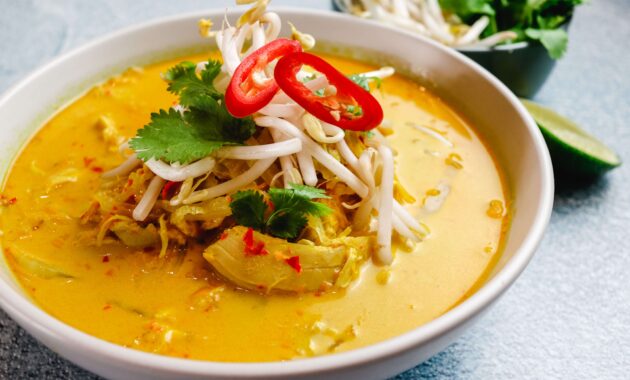 Keto Laksa Chicken Laksa Recipe