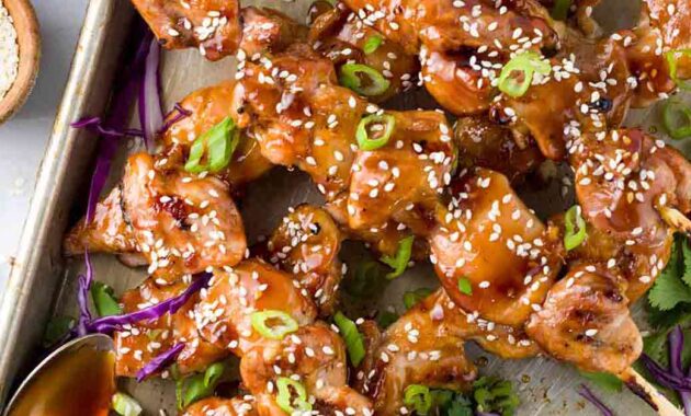 yakitori recipe chicken hawaiian style to Produce Dinner Tonight