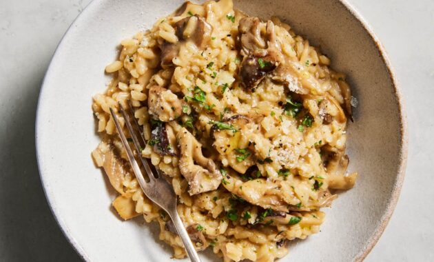 Mushroom Risotto Recipe Vegan Girls Guide