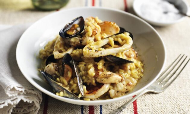 Seafood risotto recipe BBC Food