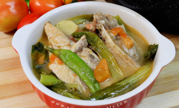 Sinigang na Salmon sa Miso A Tangy FilipinoJapanese Soup Yummy Kitchen