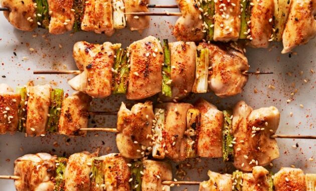 Best Yakitori Grilled Chicken Skewers Recipe How To Make Yakitori