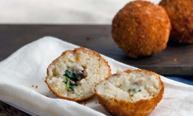 Arancini (Sicilian Rice Balls) Recipe Tony Mantuano Food Network